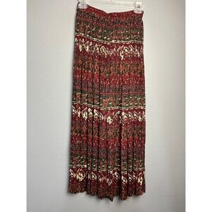 Stonebridge PT SM VTG Broomstick Maxi Skirt Paisley Western Boho Cowgirl Ranch